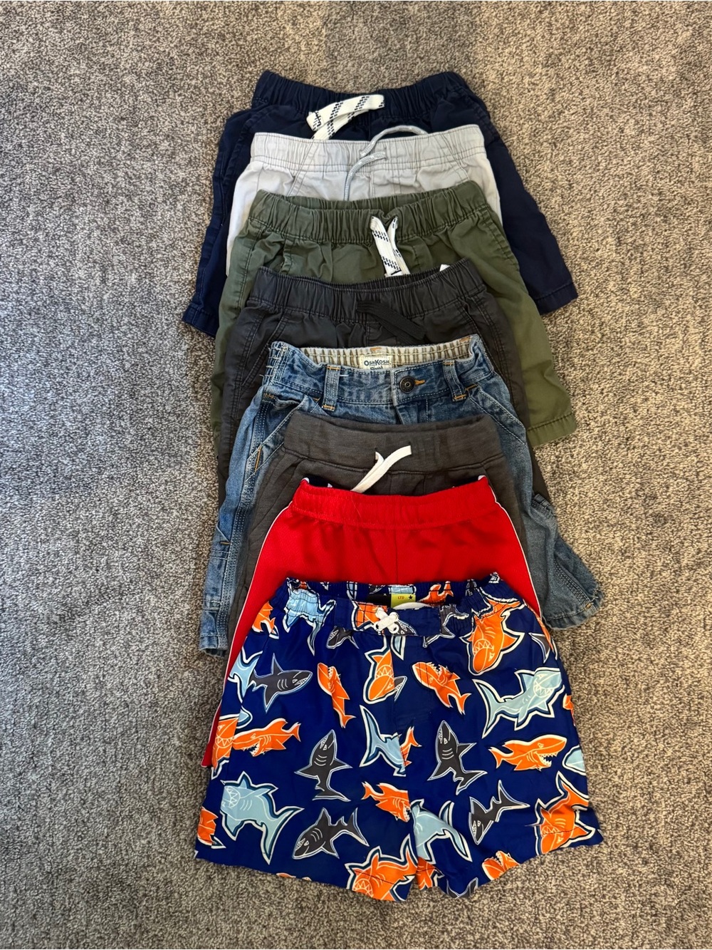 Bundle of Baby Boy Eight Summer Shorts and Swim Trunks
